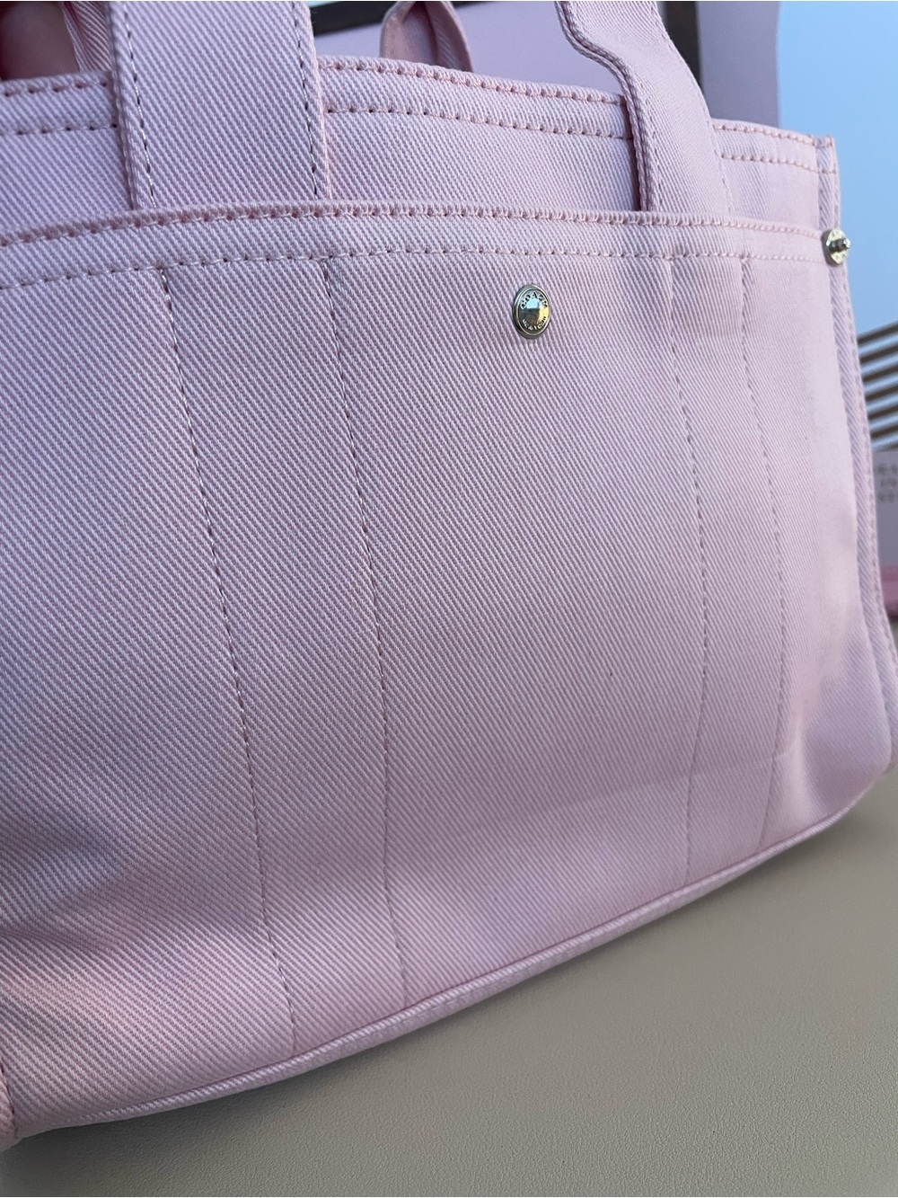 Coach Cargo Tote Bag in Pink - Picture 3 of 4